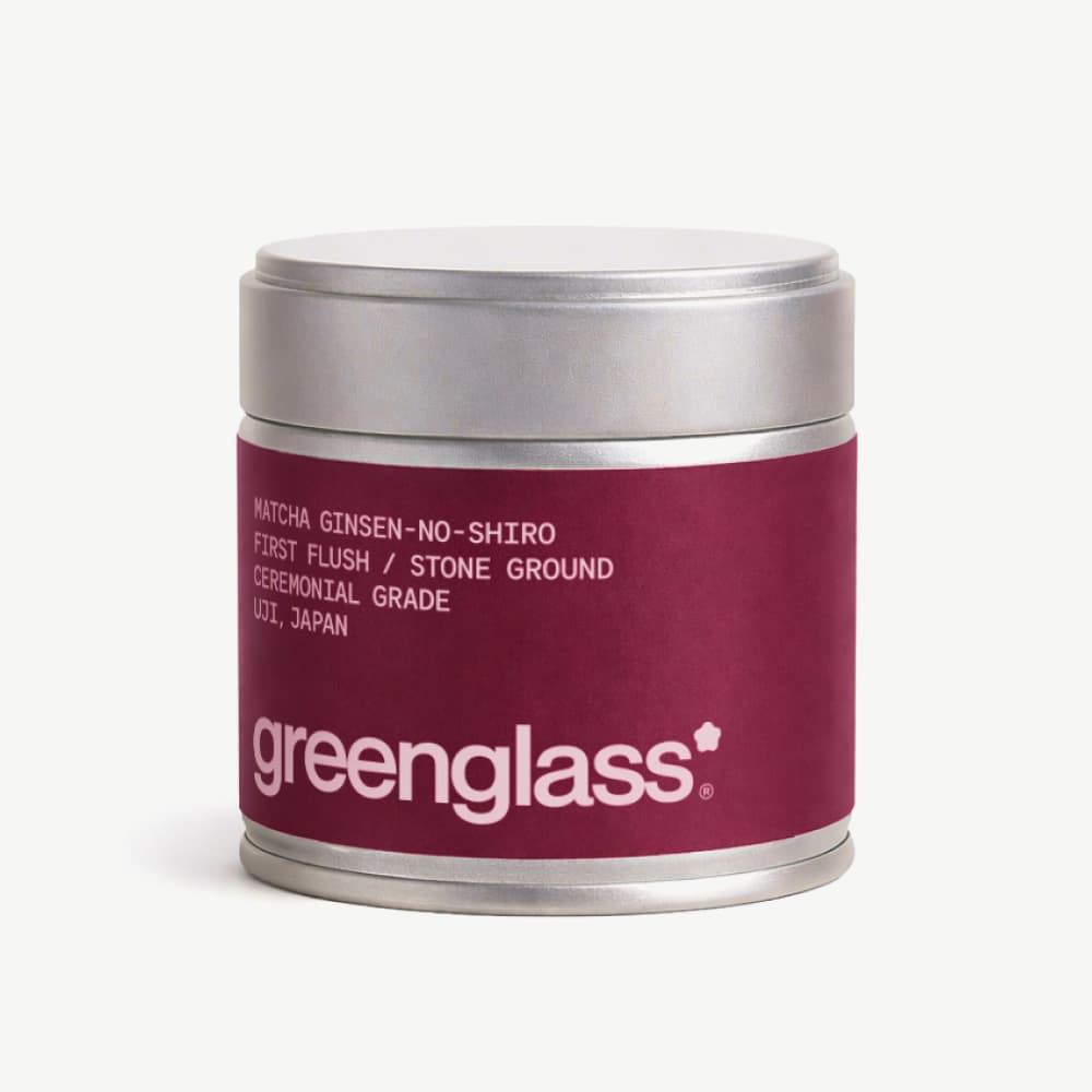 Cutie ceai matcha ceremonial Ginsen-no-Shiro 30g Greenglass din Uji, Japonia