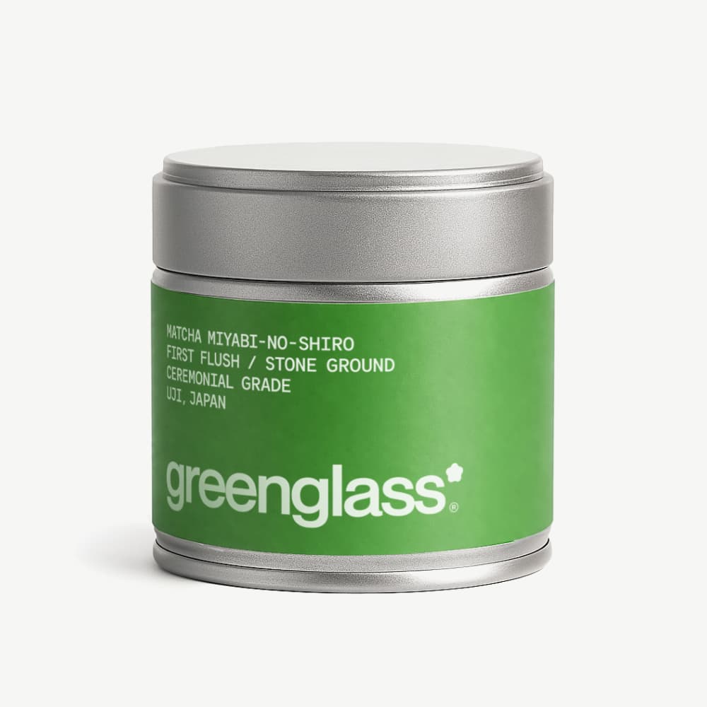 Cutie ceai matcha ceremonial Miyabi 30g Greenglass din Uji, Japonia